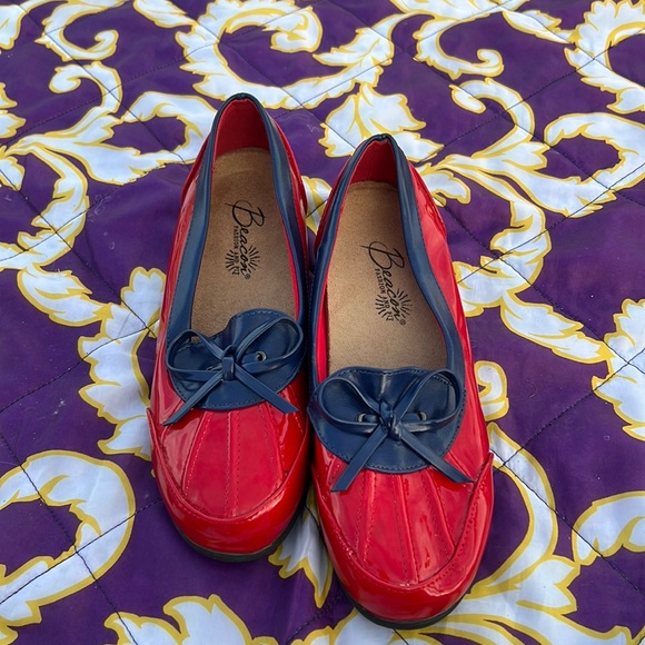 Red loafers - Picture 1 of 2